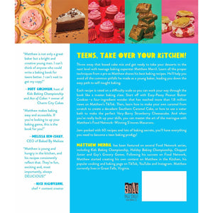 Rear view of Teen Baking Bootcamp Book.
