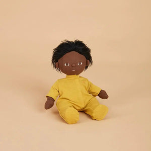 Front view of a doll sitting wearing Honey PJs.