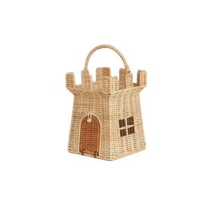 Rattan Castle Bag - Natural -DO NOT SELL ON WEBISTE-Stuffed & Plush-Olli Ella U.S.-Yellow Springs Toy Company