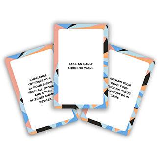 Three card examples for alternative activities