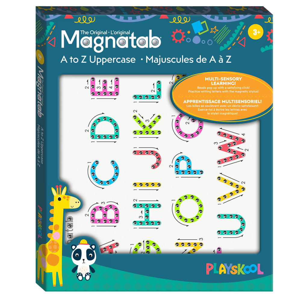Front view of Magnatab A to Z Uppercase in packaging.