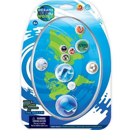 Oceans Of The World Marble Set-Games-PlayVisions/Club Earth-Yellow Springs Toy Company