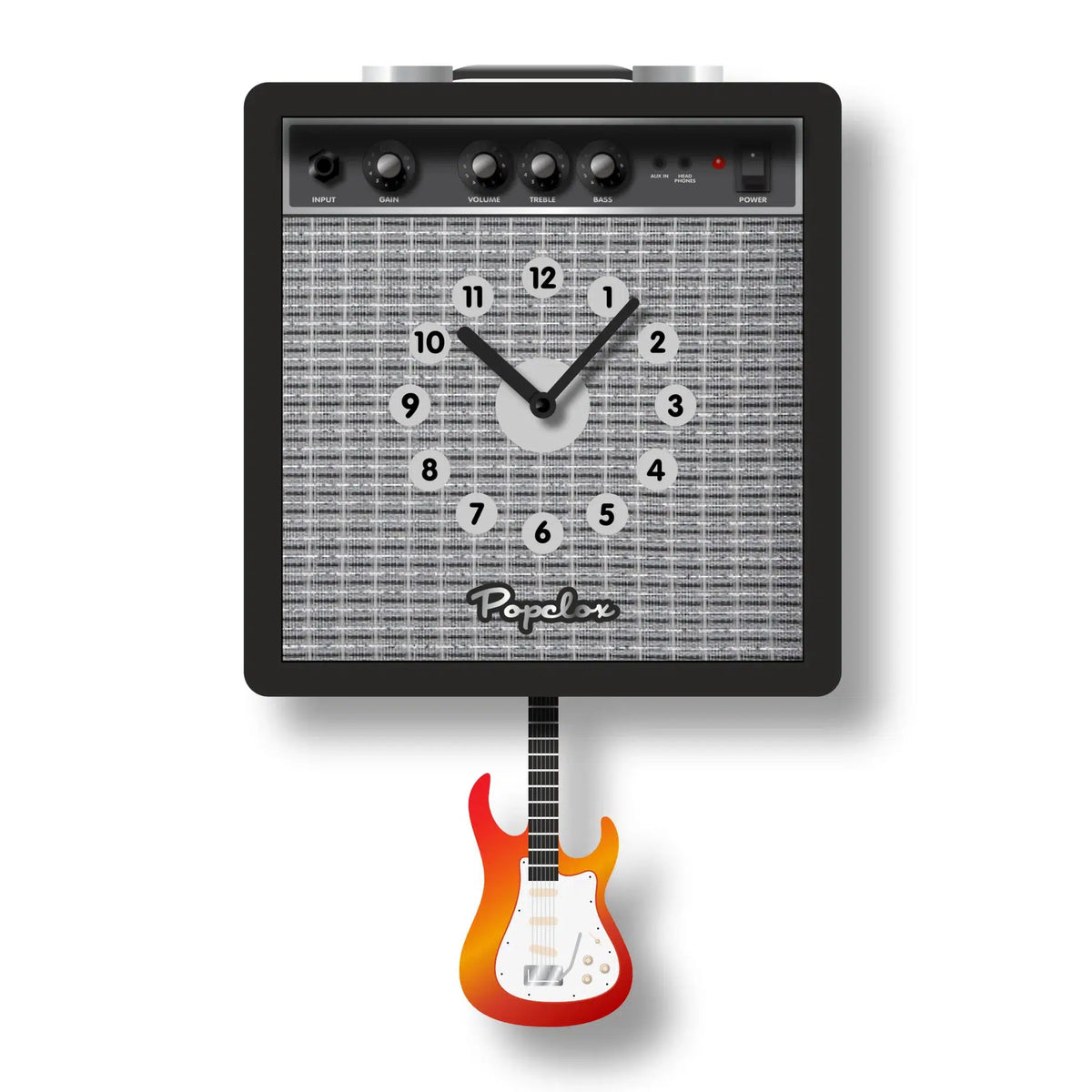 Acrylic Guitar Amp Pendulum Clock-Decor &amp; Keepsakes-Yellow Springs Toy Company