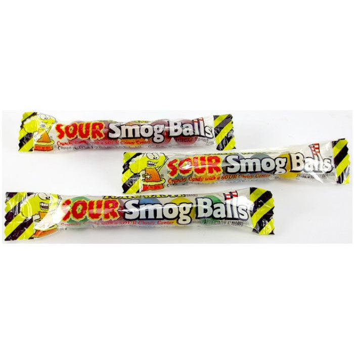 Front view of Toxic Waste Smog Balls in packaging showing 3 packs.