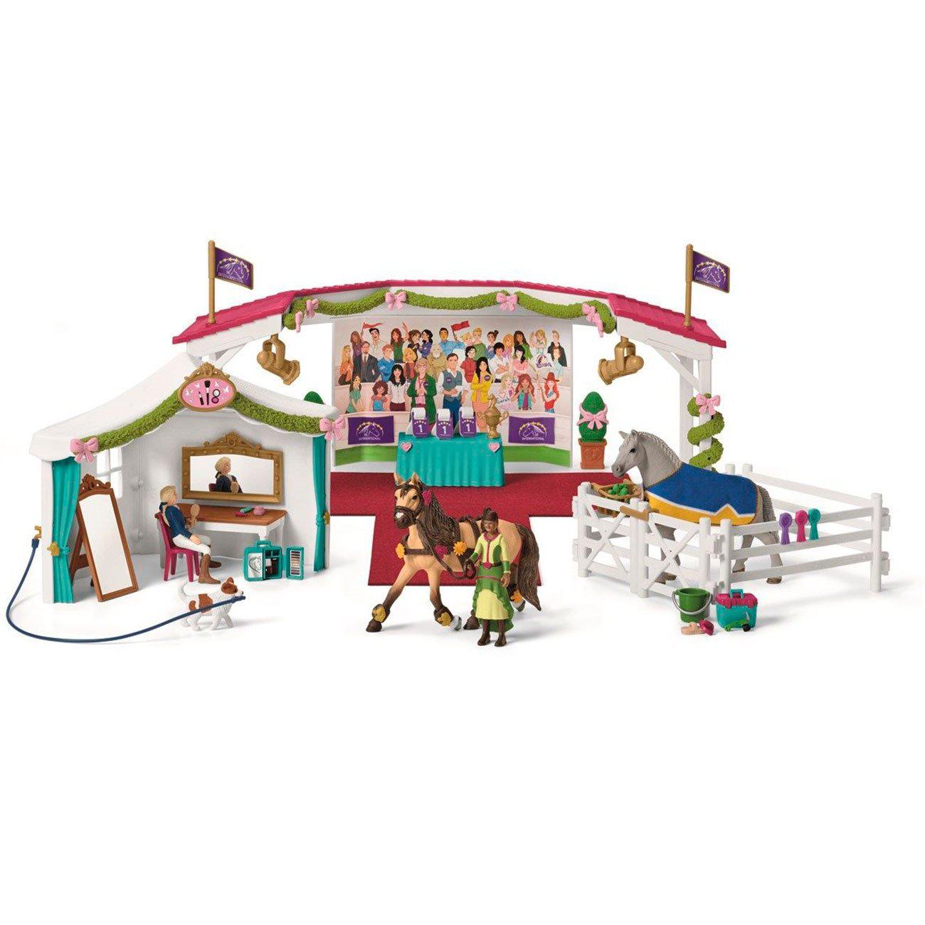 Horse Club - Big Horse Show With Dressing Tent-Pretend Play-Schleich-Yellow Springs Toy Company