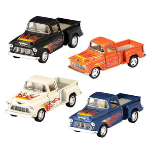 1955 Chevy Pick Up Flames-Vehicles & Transportation-Schylling-Yellow Springs Toy Company