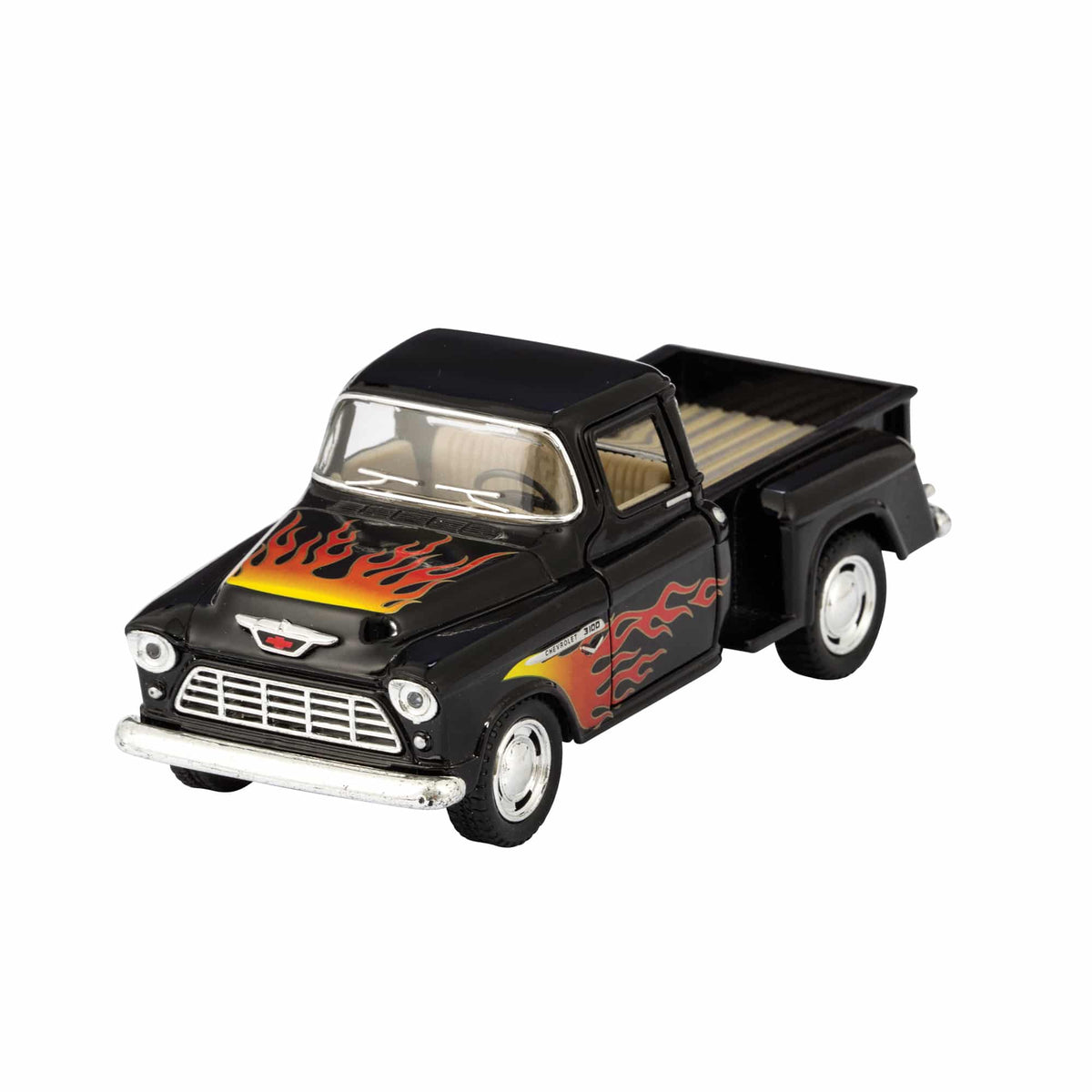 1955 Chevy Pick Up Flames-Vehicles & Transportation-Schylling-Yellow Springs Toy Company