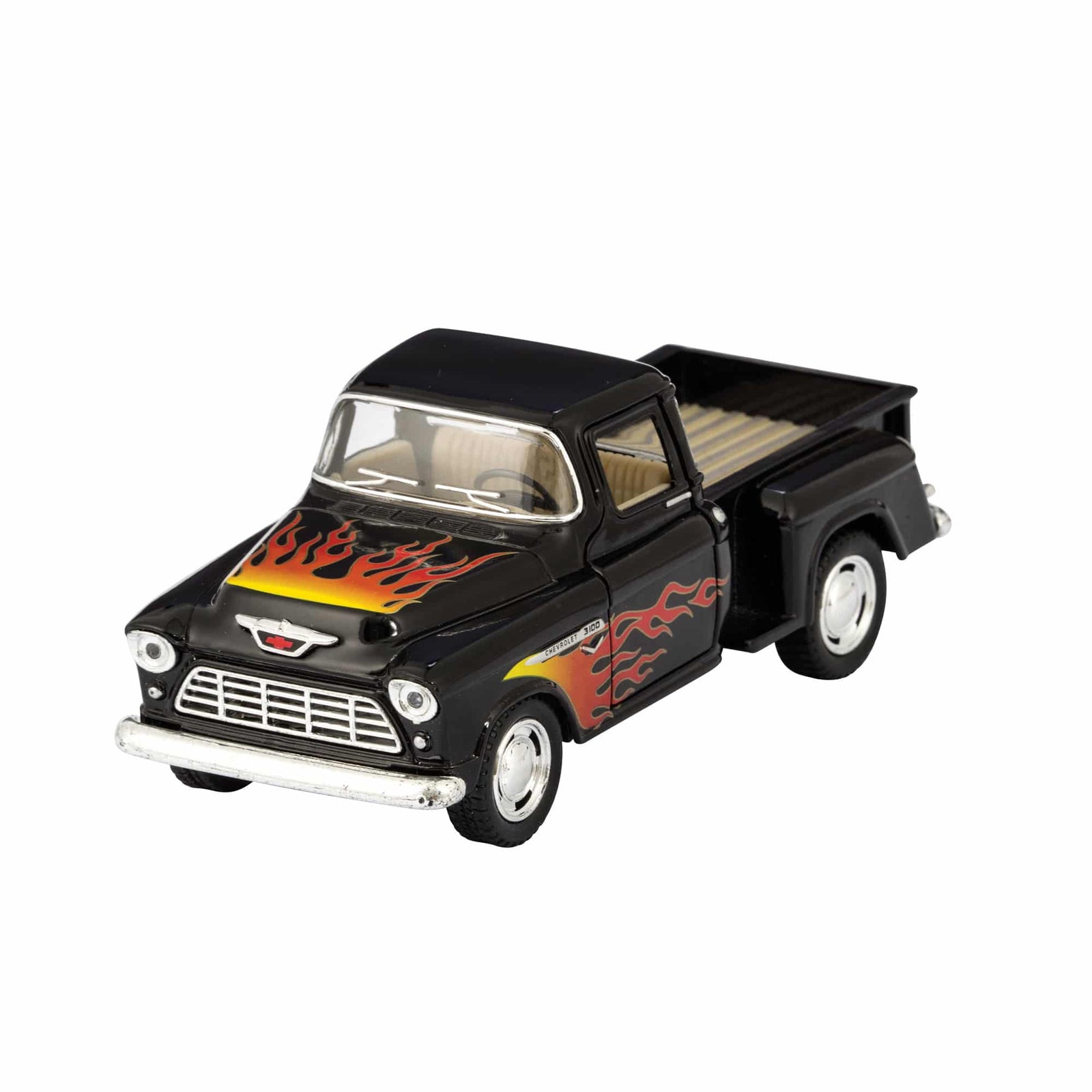 1955 Chevy Pick Up Flames-Vehicles & Transportation-Schylling-Yellow Springs Toy Company