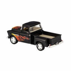 1955 Chevy Pick Up Flames-Vehicles & Transportation-Schylling-Yellow Springs Toy Company