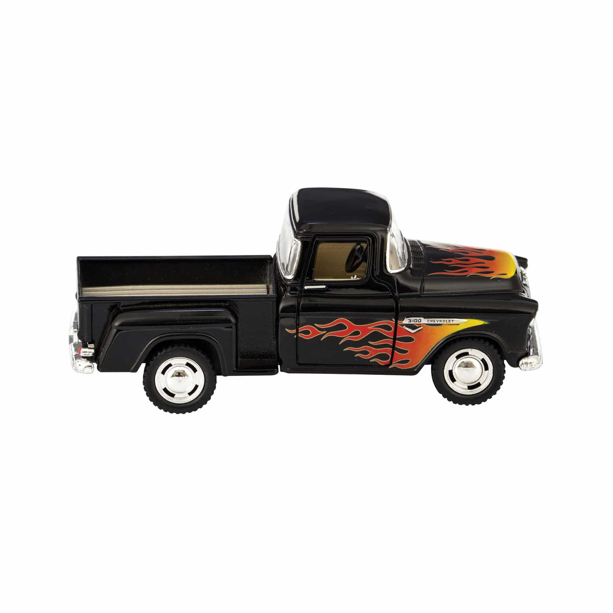 1955 Chevy Pick Up Flames-Vehicles & Transportation-Schylling-Yellow Springs Toy Company