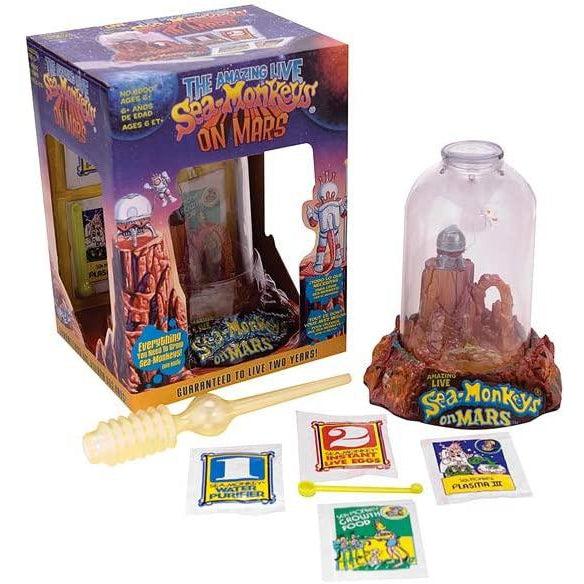 Sea monkeys on mars box and contents.