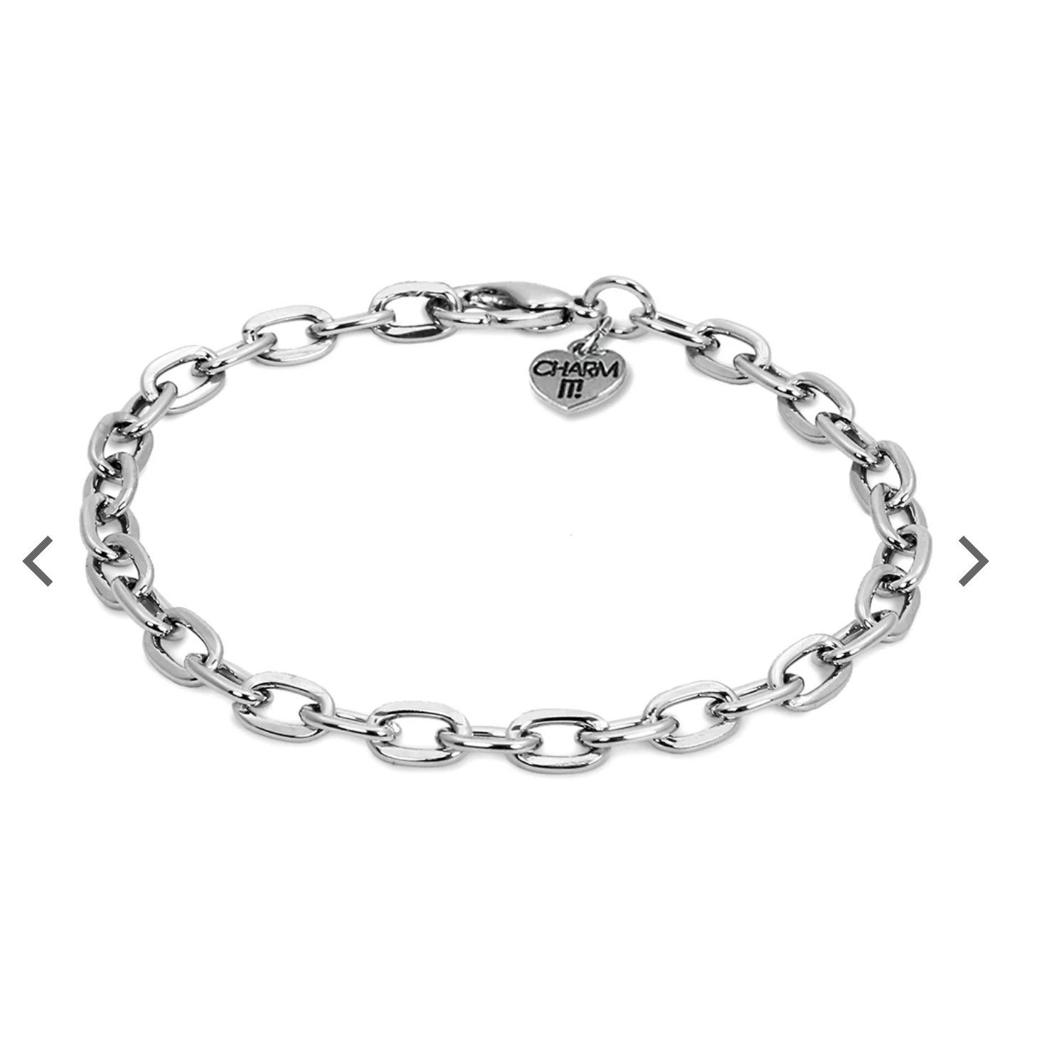 Charm It - Silver Chain Bracelet-Dress-Up-Charm It!-Yellow Springs Toy Company