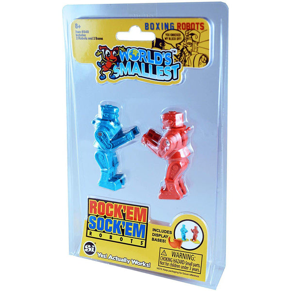 Worlds Smallest Rock 'Em Sock 'Em Robots-Novelty-Super Impulse-Yellow Springs Toy Company