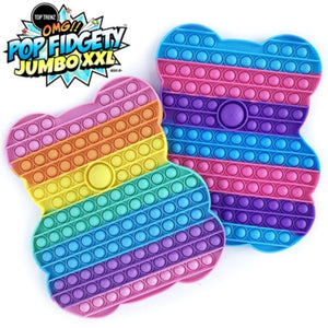 OMG Pop Fidgety - Jumbo XL Gummy Bear Rainbow-Novelty-Top Trenz Inc.-Yellow Springs Toy Company