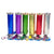Front view of all the various colors of the Glitter Wand Kaleidoscope blue, purple, green, yellow, red, and silver.