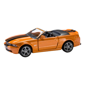 Front view of burnt orange convertible Rollin' Modern Classic Mustang Assorted.