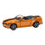 Front view of burnt orange convertible Rollin' Modern Classic Mustang Assorted.