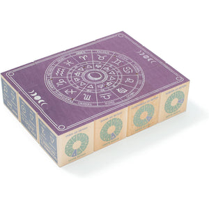 Front view of the puzzle side of the Zodiac Blocks.