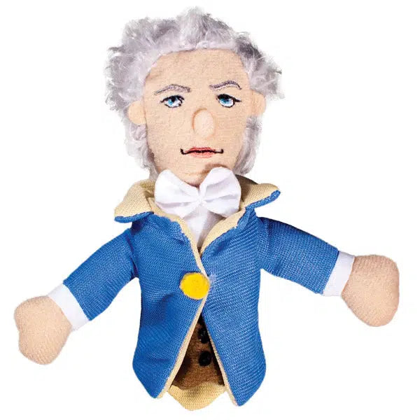 Front view of Alexander Hamilton Magnetic Personality Finger Puppet.