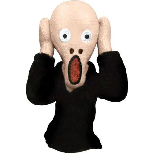 Front view of the Scream Magnetic Personality finger puppet.