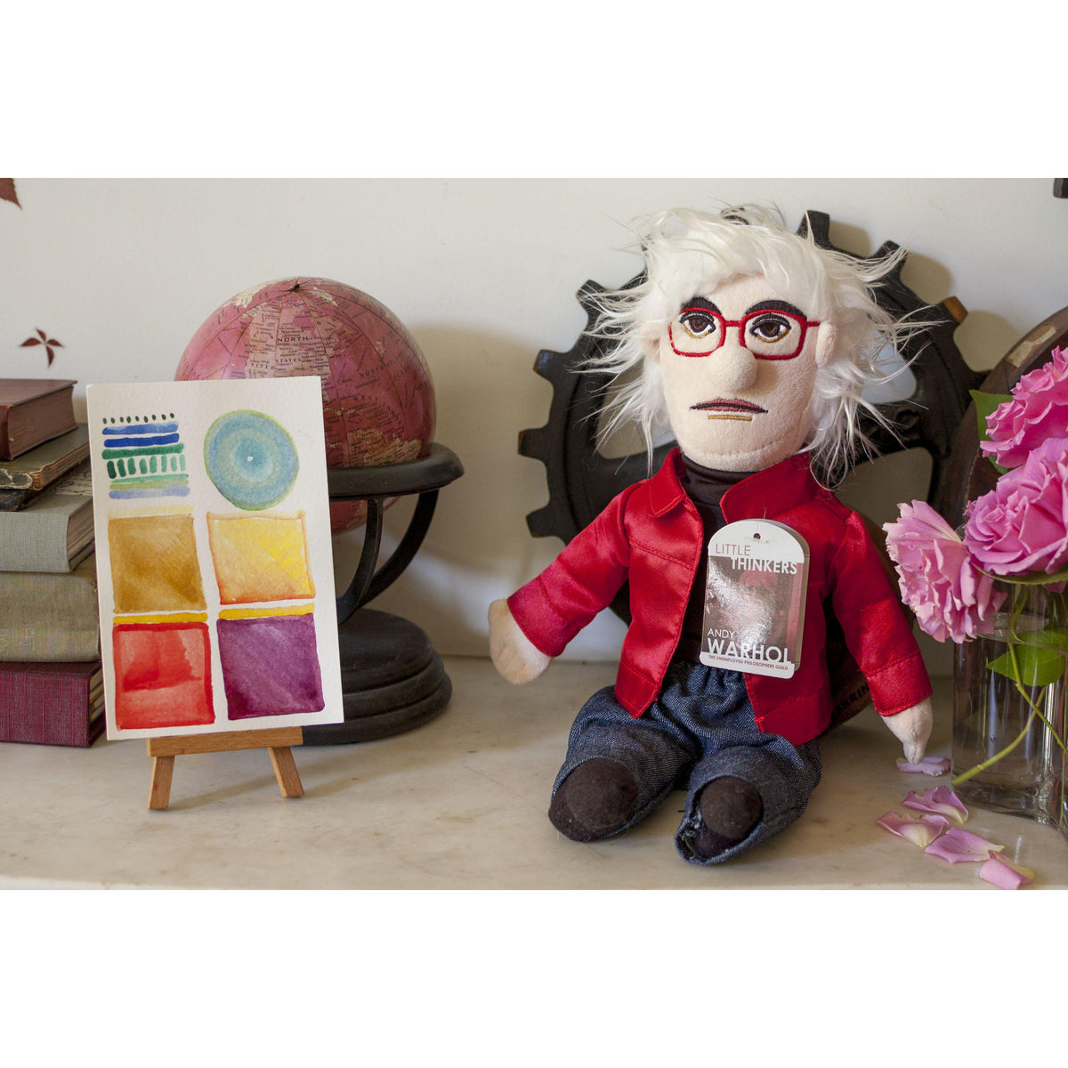 Andy Warhol - 11&quot;-Stuffed &amp; Plush-Unemployed Philosophers-Yellow Springs Toy Company