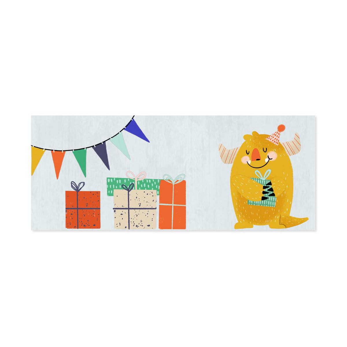 Monsters Panoramic Pop-up Card With Light-Stationery-Up With Paper-Yellow Springs Toy Company