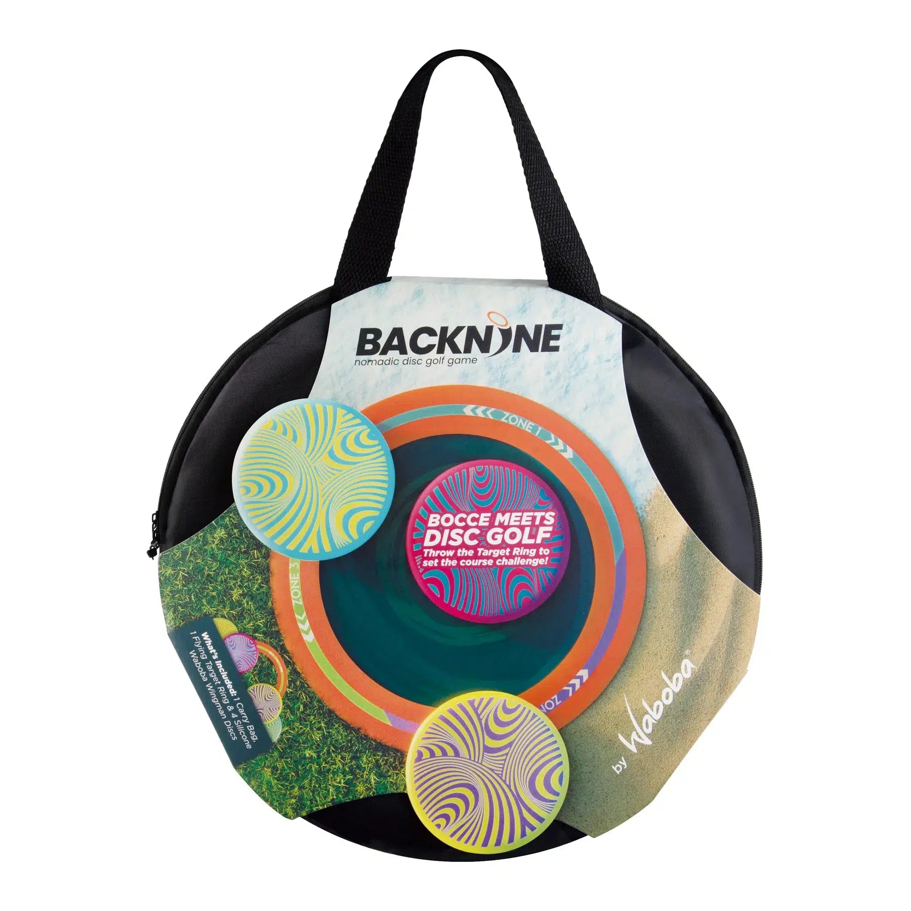 Backnine Nomadic Disc Golf (Including 4 Wingmen)-Active & Sports-Waboba-Yellow Springs Toy Company
