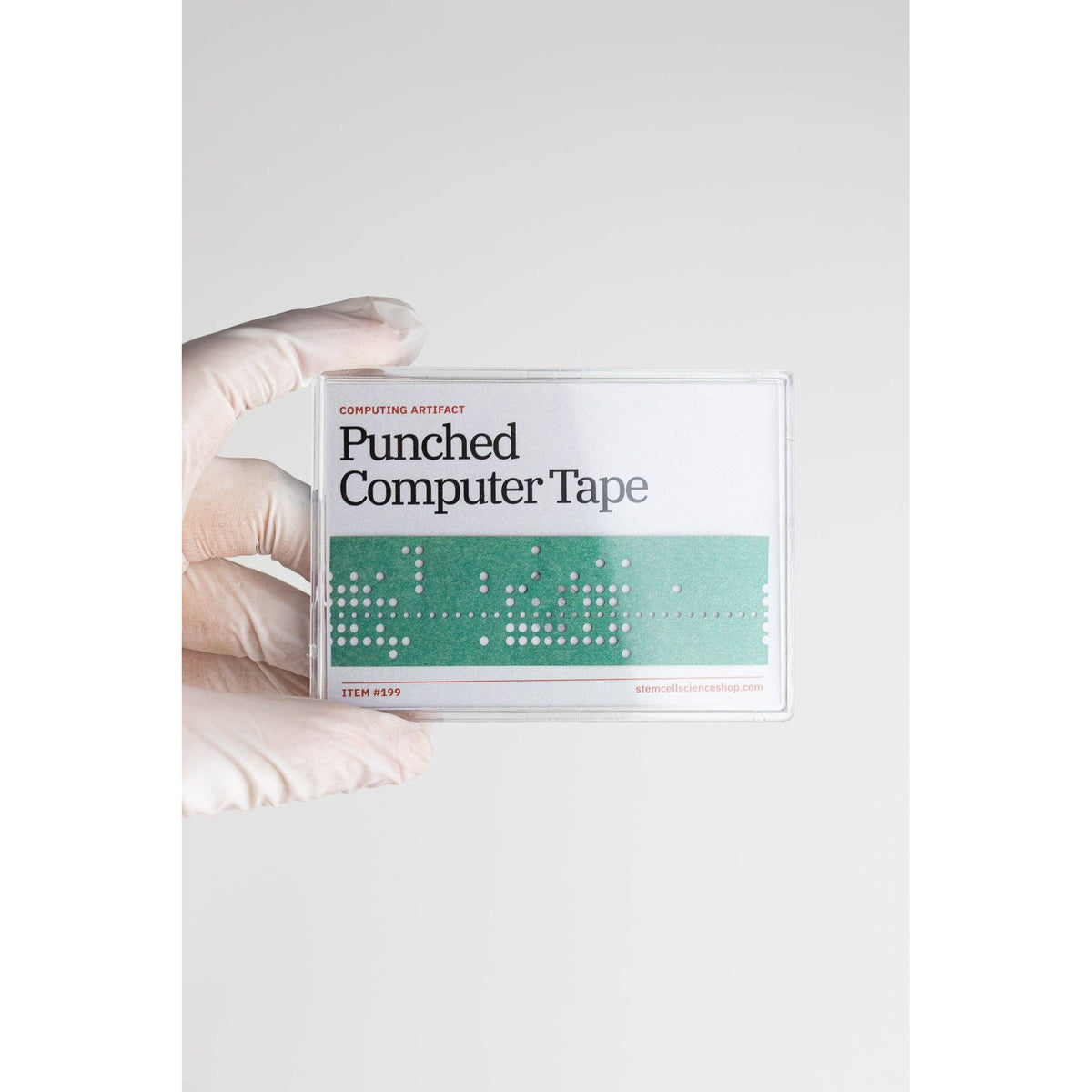 Punched Computer Tape Section - Green-Science &amp; Discovery-Yellow Springs Toy Company