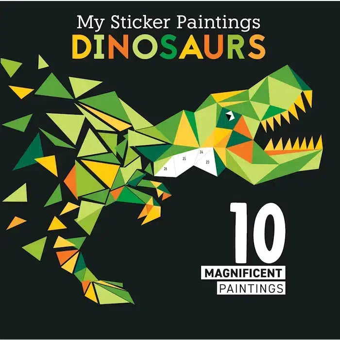 Activity Book - My Sticker Paintings: Dinosaurs-Arts &amp; Humanities-Yellow Springs Toy Company