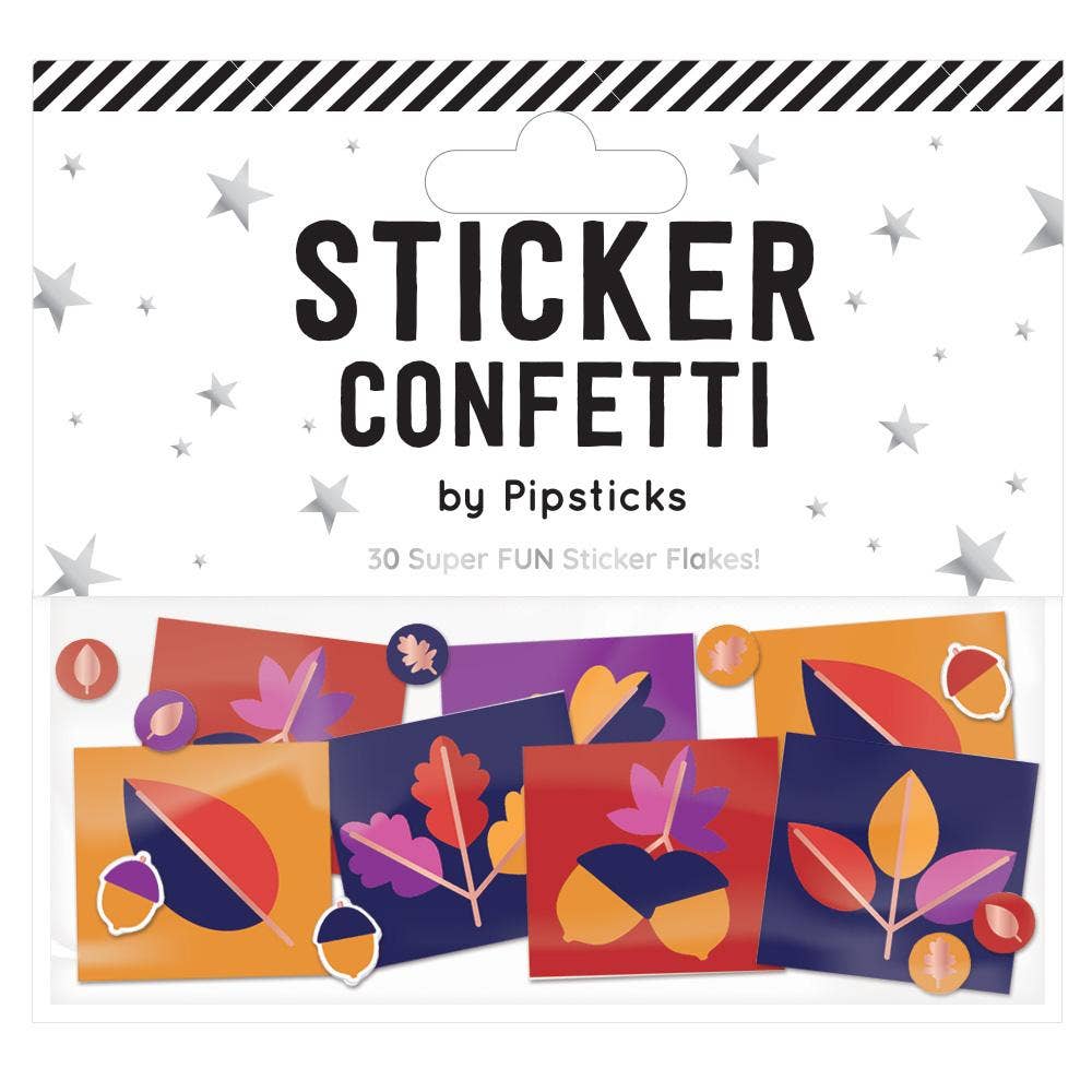 Autumn Foliage Sticker Confetti-Stationery-Pipsticks-Yellow Springs Toy Company