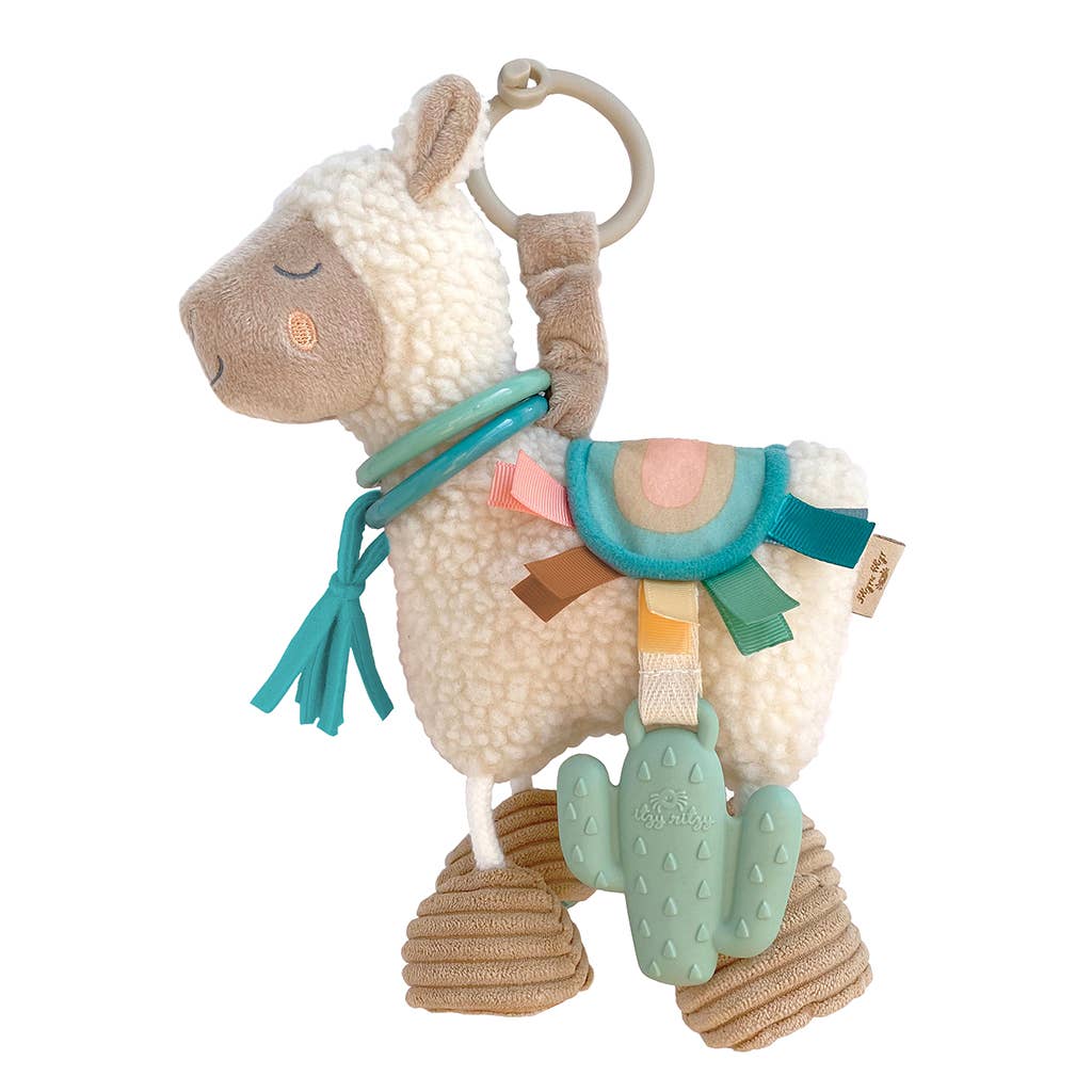 Activity Plush with Teether Toy - Llama-Infant &amp; Toddler-Yellow Springs Toy Company
