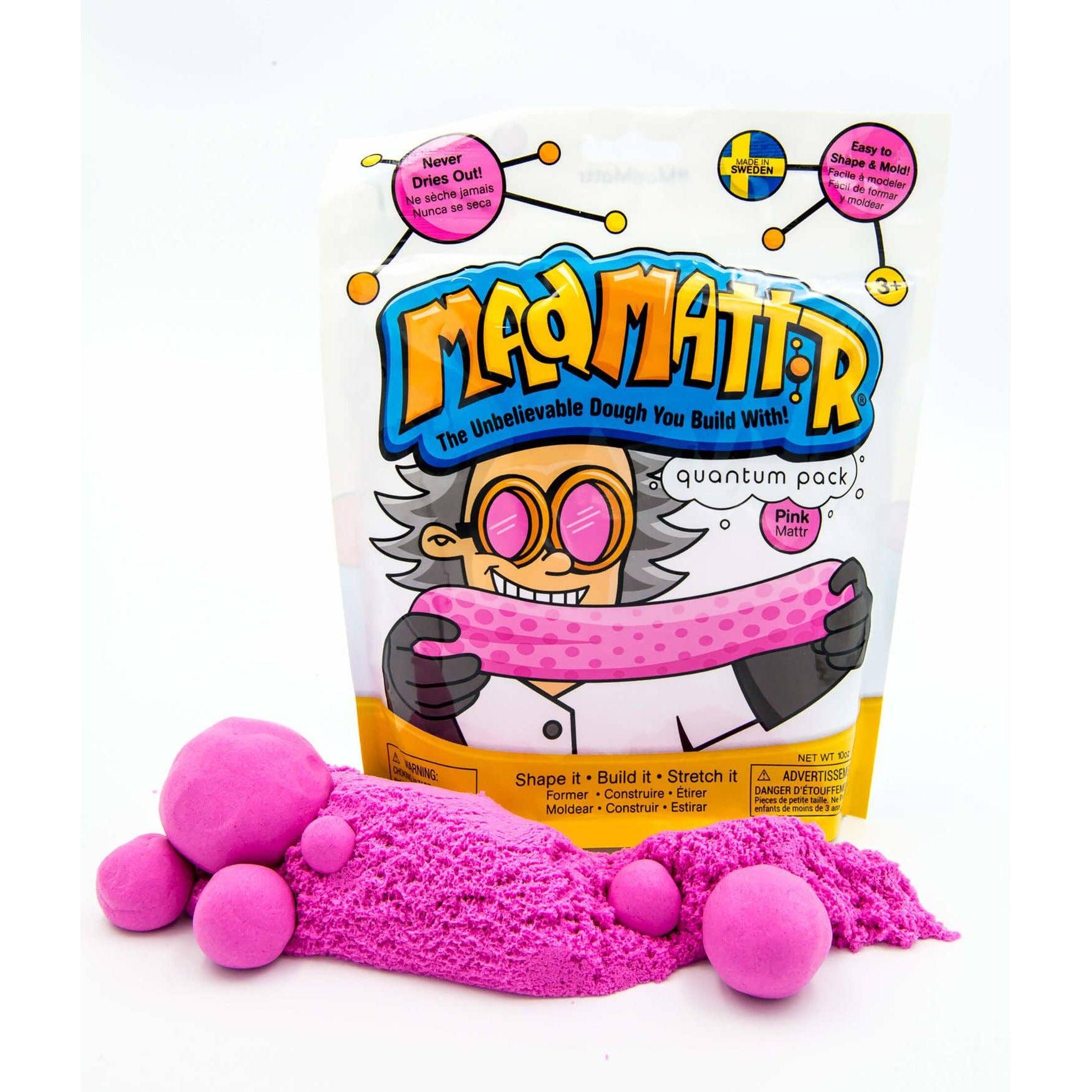 Mad Mattr Go Crazy Dough - Pink - Quantum Pack-Novelty-Yellow Springs Toy Company