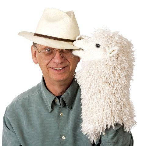 Stage Puppet - Alpaca-Puppets-Folkmanis-Yellow Springs Toy Company