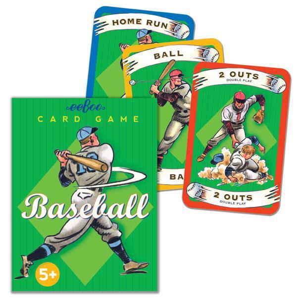Classic Card Games-Games-EeBoo-Baseball-Yellow Springs Toy Company