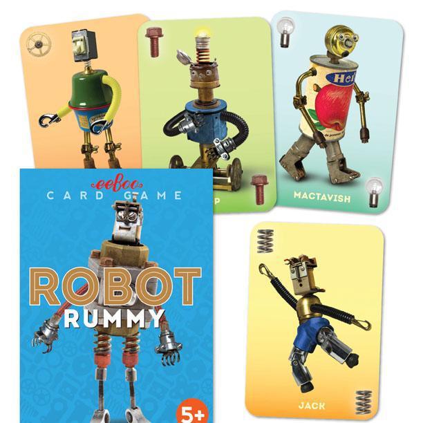 Classic Card Games-Games-EeBoo-Robot Rummy-Yellow Springs Toy Company