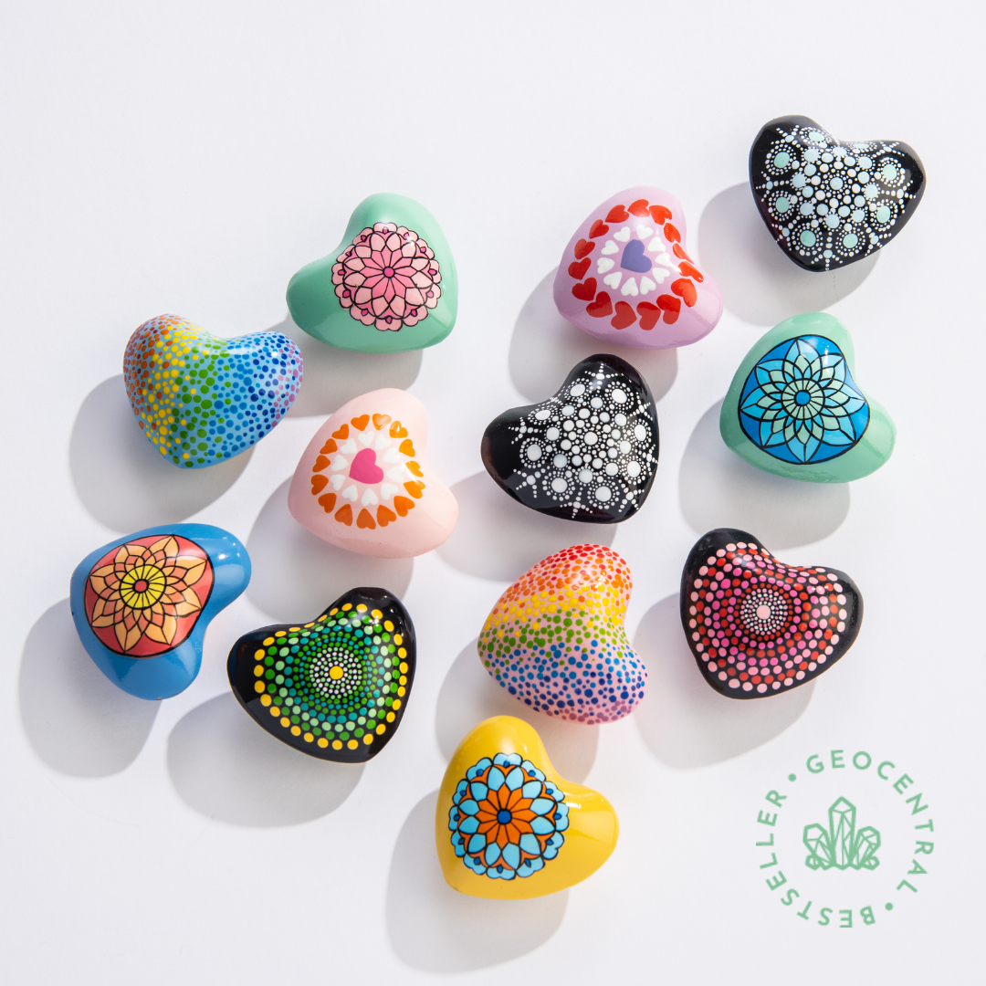 Mandala Chime Hearts-Decor & Keepsakes-Yellow Springs Toy Company