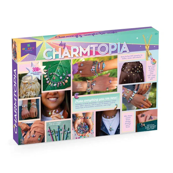 Front view of charmtopia in the box.