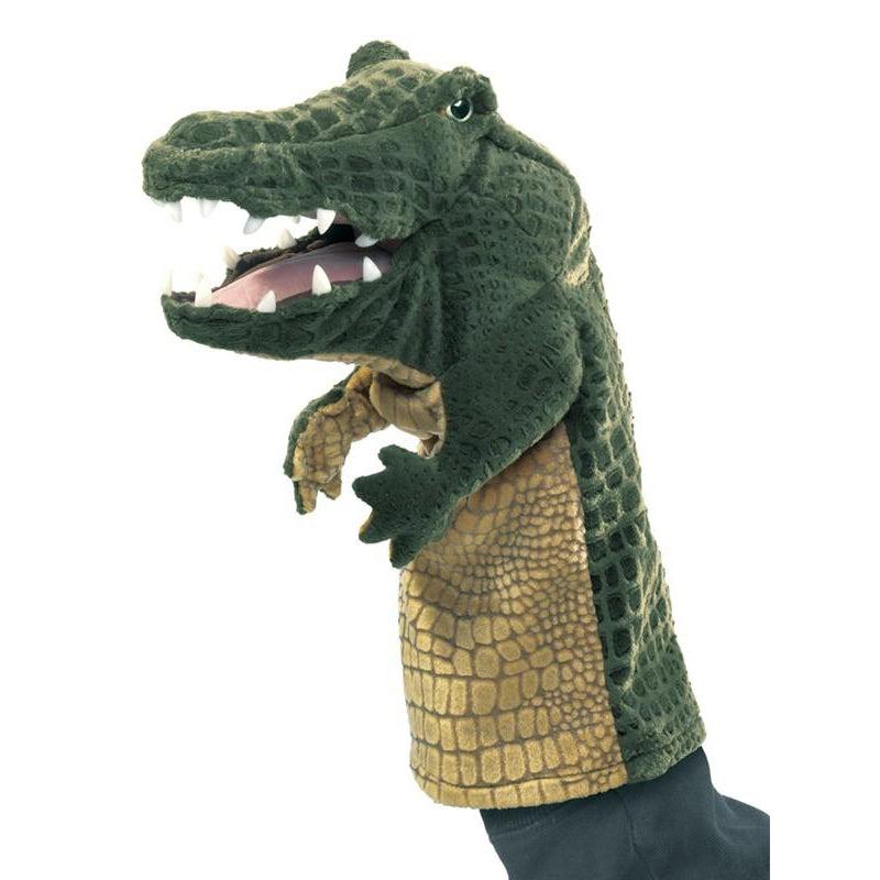 Stage Puppet - Crocodile-Puppets-Folkmanis-Yellow Springs Toy Company