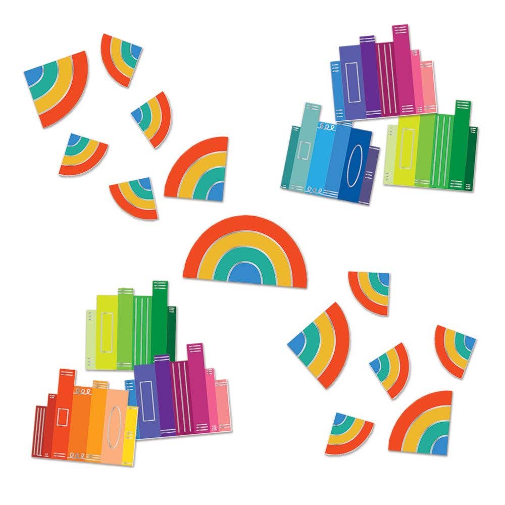 Bookend Of The Rainbow Sticker Confetti-Stationery-Pipsticks-Yellow Springs Toy Company