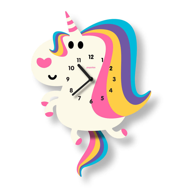 Unicorn Pendulum Clock *-Decor & Keepsakes-Modern Moose | Popclox-Yellow Springs Toy Company