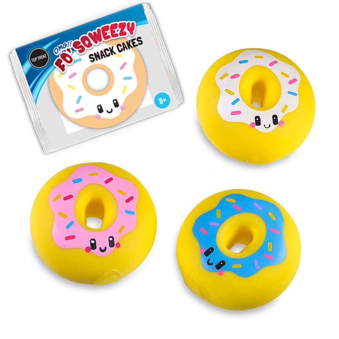 OMG Fo' Sqweezy - Snack Cakes Edition - Donut-Novelty-Top Trenz Inc.-Yellow Springs Toy Company