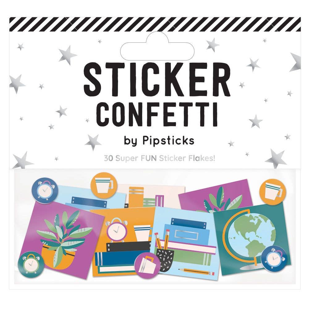 I&#39;ve Got Class Sticker Confetti-Stationery-Pipsticks-Yellow Springs Toy Company