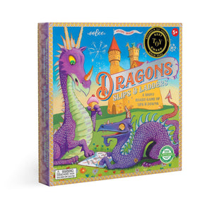 Dragons Slips & Ladders Board Game-Games-EeBoo-Yellow Springs Toy Company