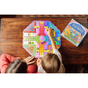 Fancy Pachisi - Board Game-Games-EeBoo-Yellow Springs Toy Company