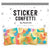 Happy Star Sticker Confetti-Stationery-Pipsticks-Yellow Springs Toy Company