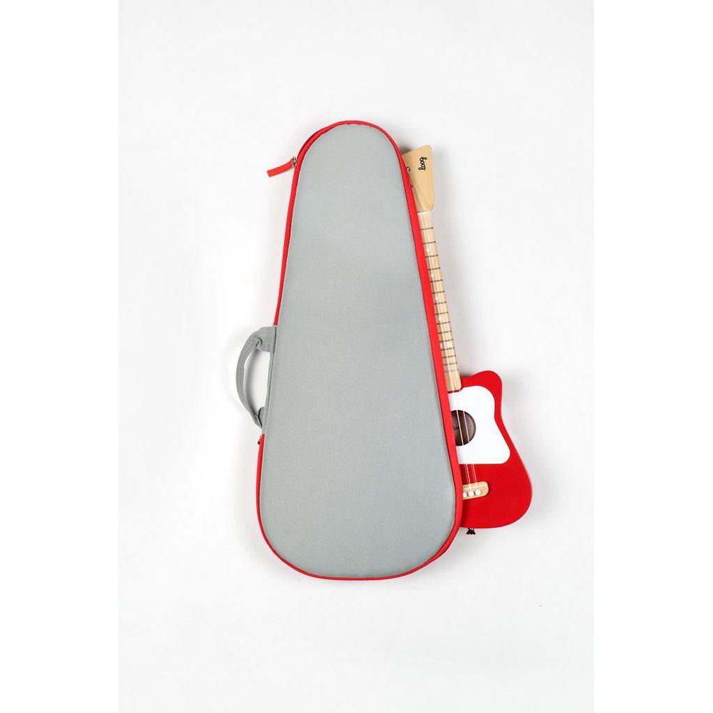 Loog Gig Bags-The Arts-Loog Guitars-Loog Mini Gig Bag - Grey - Orange Zipper-Yellow Springs Toy Company