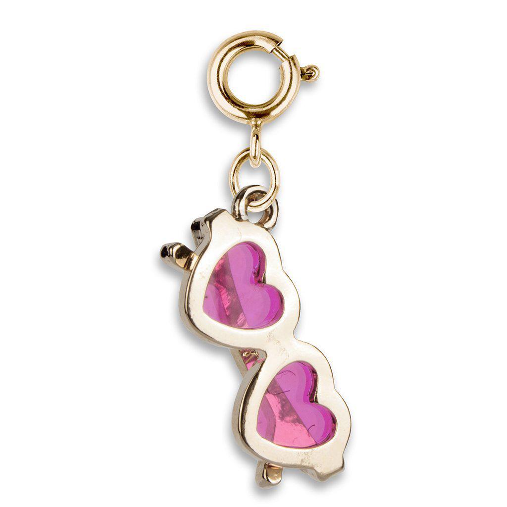 Charm It - Gold Heart Sunglasses Charm-Dress-Up-Charm It!-Yellow Springs Toy Company