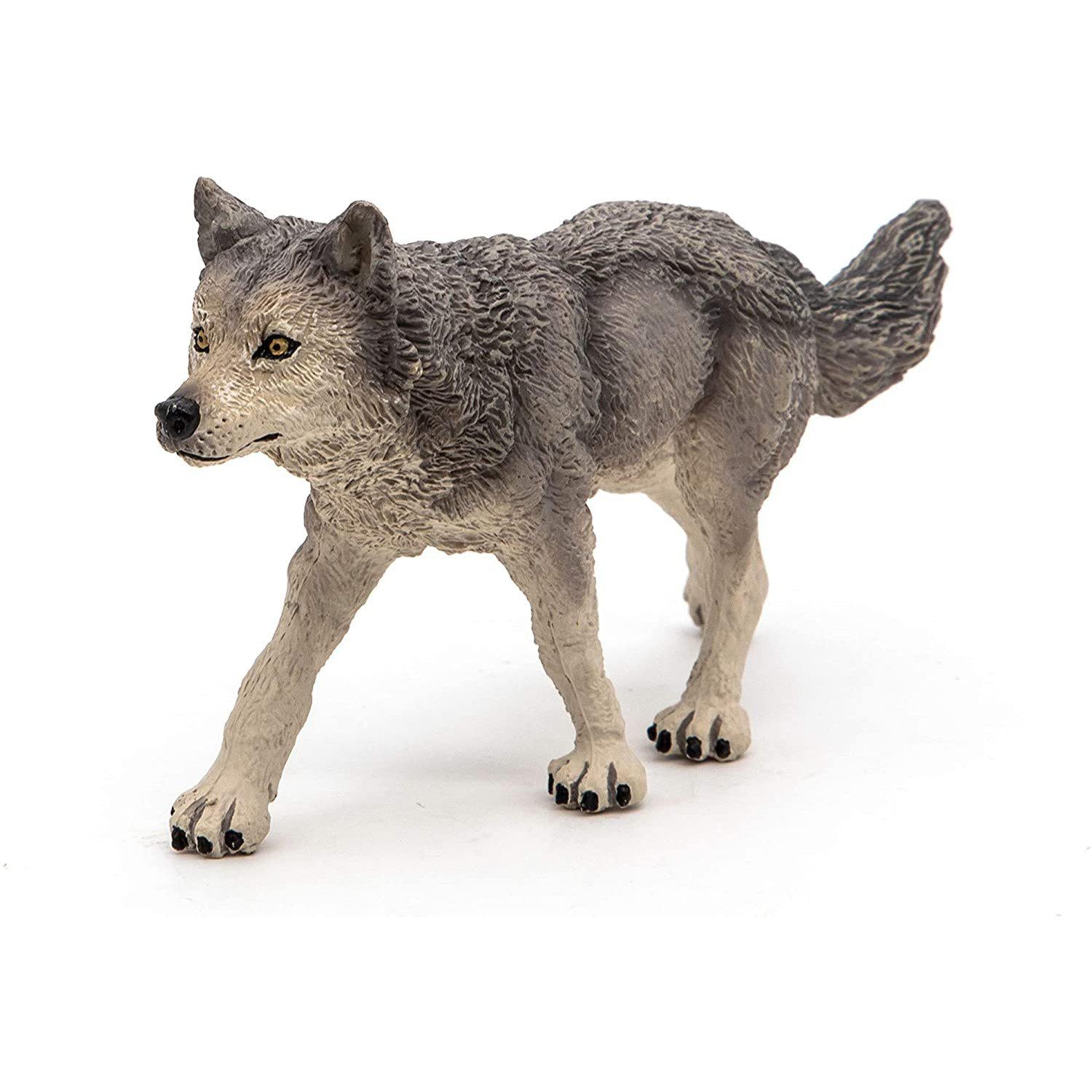 Papo - Grey Wolf-Pretend Play-Papo | Hotaling-Yellow Springs Toy Company