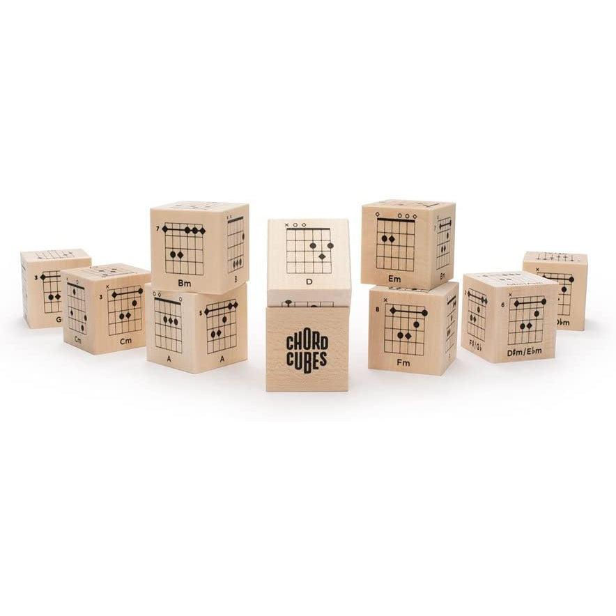 Chord Cubes - Guitar Blocks-Building &amp; Construction-Uncle Goose-Yellow Springs Toy Company