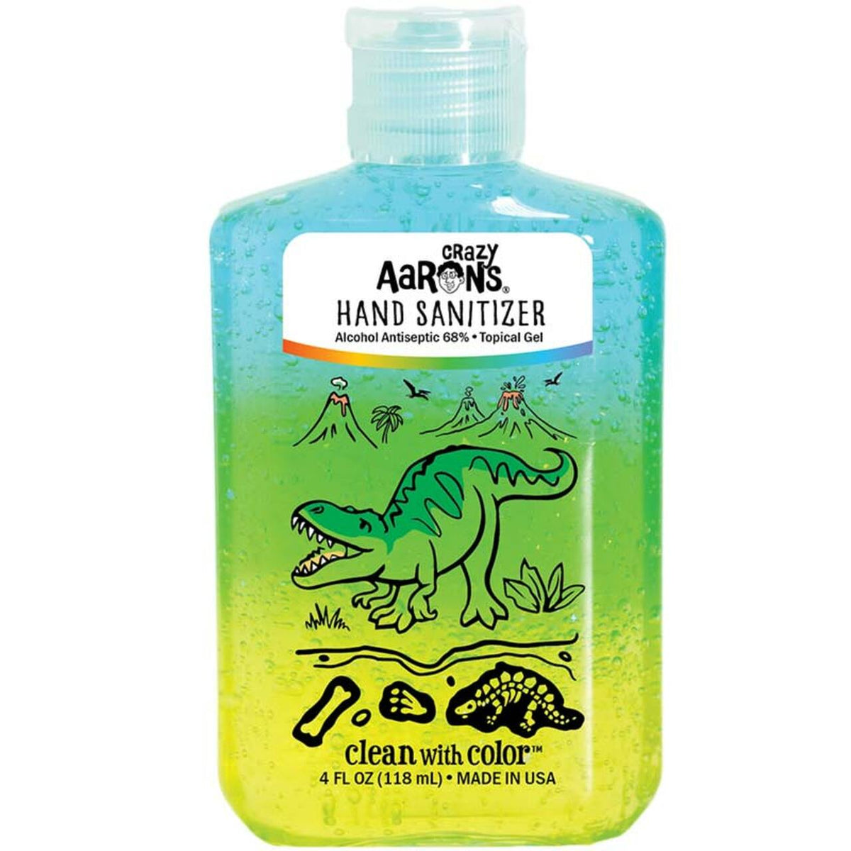 Crazy Aaron&#39;s Hand Sanitizer - Clean-O-Saurus-Novelty-Crazy Aarons Putty-Yellow Springs Toy Company